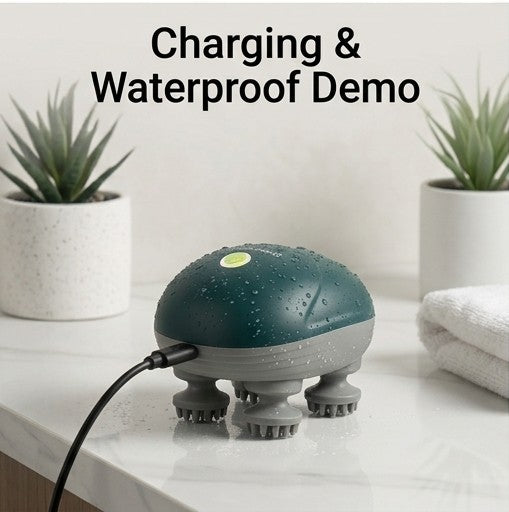 Rechargeable Electric Scalp Massager – Relax, Refresh & Revitalize