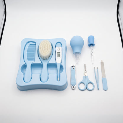 Essential Newborn Baby Care Kit (10 Pcs) - Safe & Gentle Manicure, Pedicure, and Healthcare Set for Infants and Toddlers